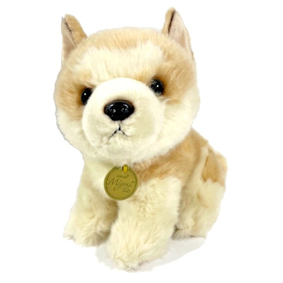 Miyoni Aurora Tots Shiba Inu Plush Stuffed Dog Realistic Stuffed Animal Soft - Picture 1 of 10